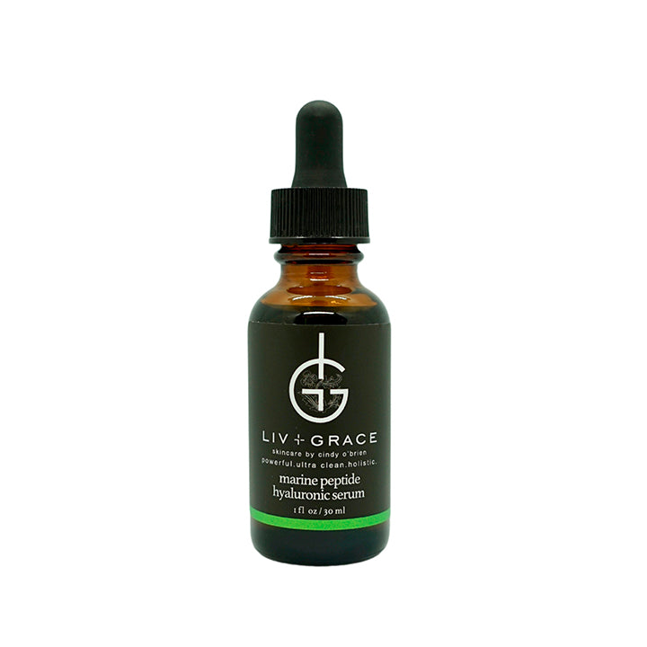Liv + Grace Skincare clean beauty Marine Peptide Hyaluronic Serum