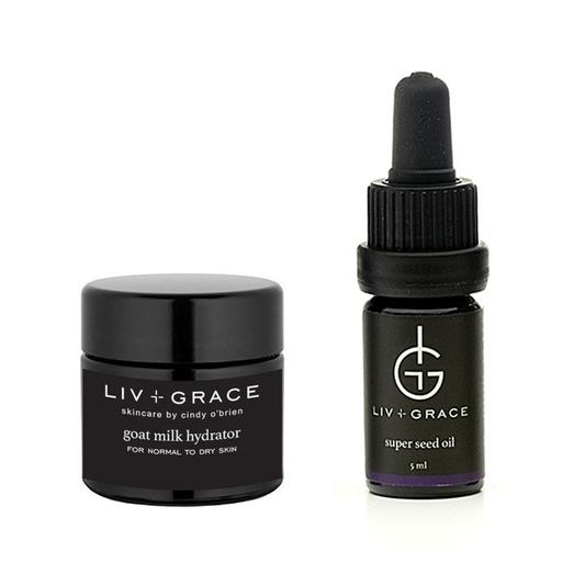 Perfect Travel Pair- Super Seed Oil (5ml) + Goat Milk Hydrator (7ml)