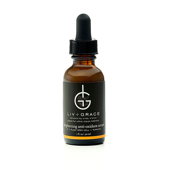 The "Must Have, Everyday Serum" for all skin types! Brightening Anti-Oxidant Serum protects, heals and double doses your skin with stable Vitamin C and a tons of nutrient rich botanicals, plus important antioxidants to help your skin fight dark spots, UV and Free Radical Damage due to aging, sun and pollution.