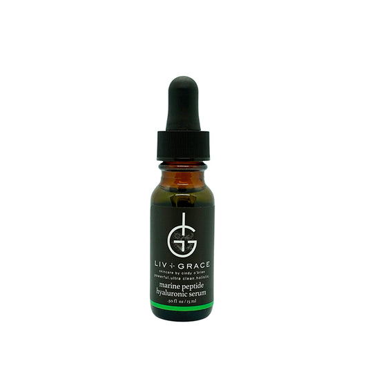 Liv + Grace Skincare clean beauty Marine Peptide Hyaluronic Serum