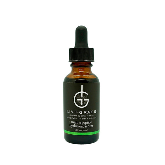 Liv + Grace Skincare clean beauty Marine Peptide Hyaluronic Serum