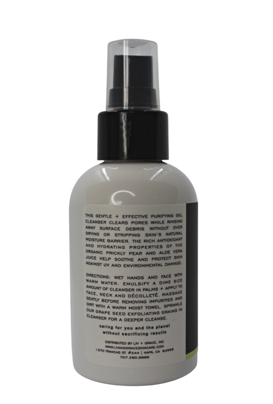 Purify Gel Cleanser   with prickly pear + aloe